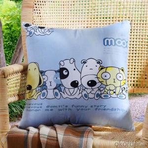 Home Cushion With Printed Pattern Hot Sale