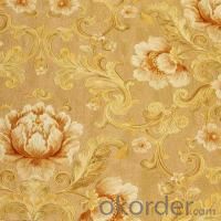 PVC Wallpaper Colorful Deep Embossed for  Hotel House Decorate Follower System 1