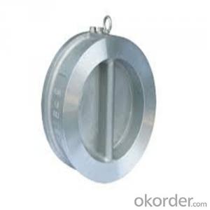 Swing Check Valve Wafer Type Double Disc DN 350 mm System 1