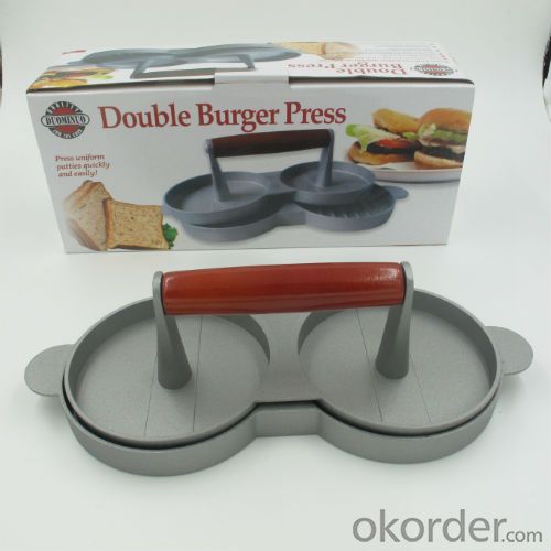 Double Hamburger Grill Press for Meat Good quanlity