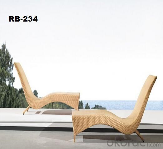 Outdoor Modern Dining Chair Rattan Armrest Aluminum chair DC8233C