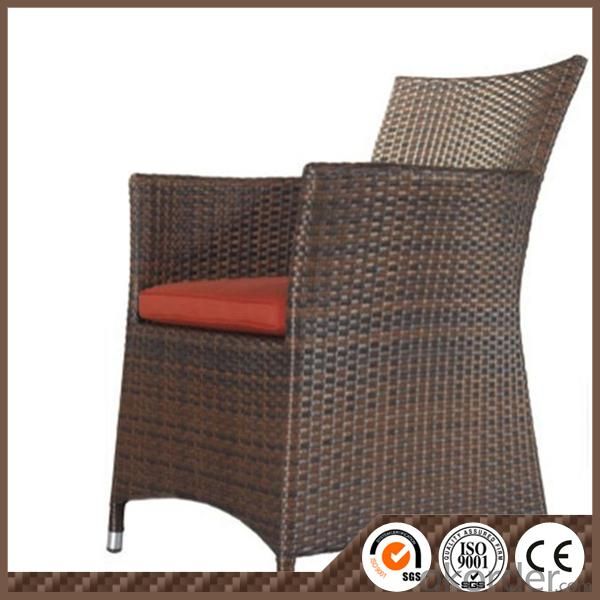 Outdoor Modern Dining Chair Rattan Armrest Aluminum chair DC8233C
