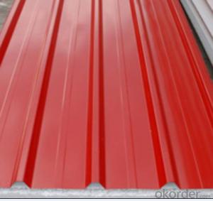 Color Corrugated  coated Galvanized Steel sheet With Different Color