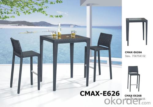 Bar Set for Restaurant Outdoor Furniture  with Waterproof Cushion CMAX-E626 System 1