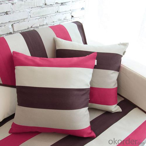 Sofa Cushion with Square Shape and Stripes System 1