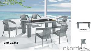 Garden Dinning Set for Outdoor Furniture with Professional production CMAX-A204 System 1