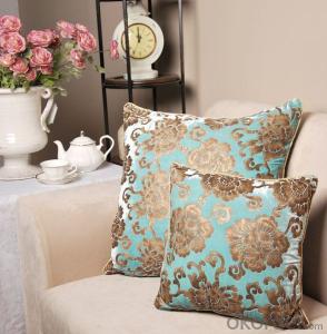 Square Cushion with embroidery or printed design