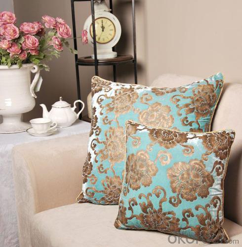 Square Cushion with embroidery or printed design System 1