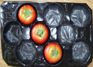Recycle Plastic Fresh Fruit Packaging Tray