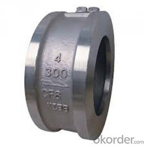 Swing Check Valve Wafer Type Double Disc DN 400 mm System 1