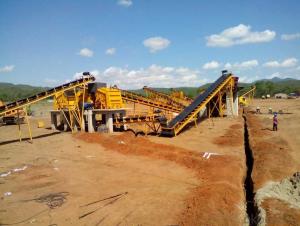 Mobile Impact Crusher Station for Construction Waste