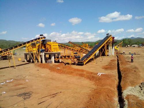 Mobile Impact Crusher Station for Construction Waste System 1