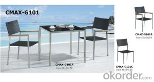 3 pcs Bistro Set for Outdoor Furniture CMAX-G101 System 1