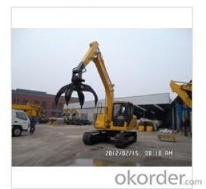 Steel grabbing excavator WY135 with 13 ton lifting capacity