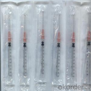 Disposable Luer Slip Syringe- 3 Part，0.05ML Made-In-China