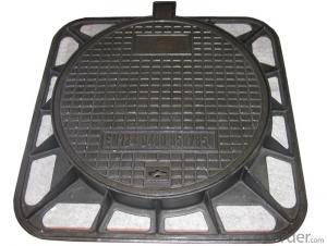 Ductile Iron/Grey Iron Manhole Cover Square with Frame System 1