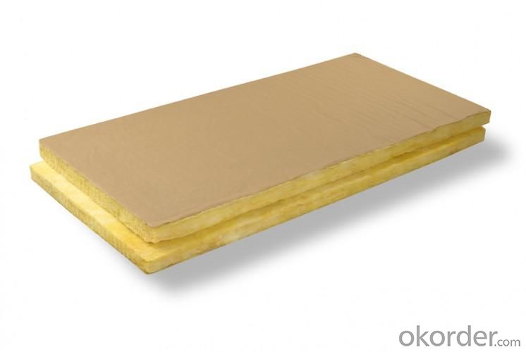 Glass Wool Insulation Blanket With Kraft Facing System 1
