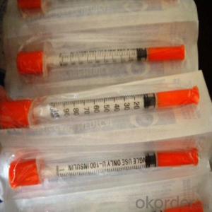 Disposable Insulin Syringe 0.3cc  Made-In-China