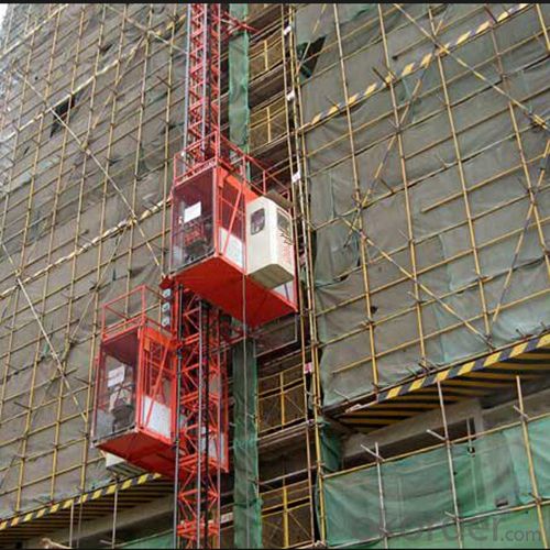 Construction Hoist SCD250/250 with Two Cage
