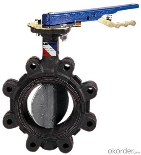 Butterfly Valve DN350 Turbine Type BS Standard Hand Wheel System 1