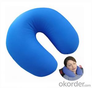 Travel Pillow With Beautiful Plain Color System 1