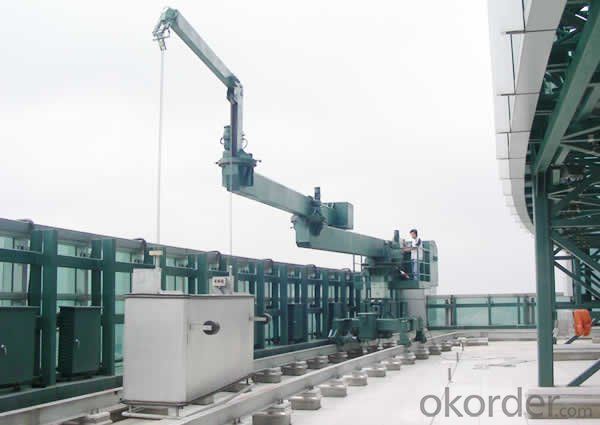 Automated CDGC Rail Mounted Window Cleaning Platform Gondola with 9.0m / min