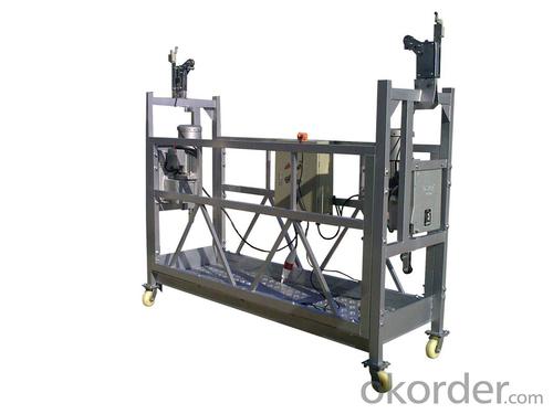 Aluminum Suspended Working Platform 380V 3 Phase ZLP630 With Electrical Control Box System 1