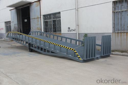 DCQY10-0.6 Slope Segment 8m Hydraulic Dock Leveler Ramps System 1