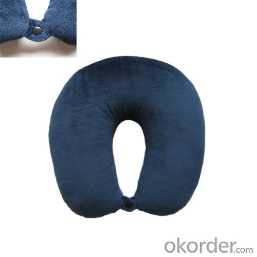 Plush Fabric Travel Pillow Protecting Your Neck
