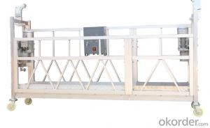 Pin Type Aluminum Suspended Working Platform Gondola ZLP800 With 100M Working Height