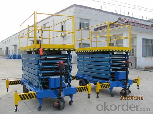 Industrial Self Propelled Aerial Work Platform380V / 50Hz 300 kg System 1