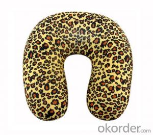 Soft Beads Neck Pillow With Tiger Pattern System 1
