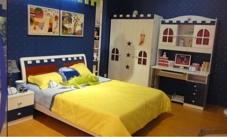 Modern Wooden Kids Bedroom Furniture Bed