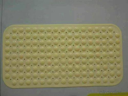 Anti Slip Bathroom Mat with Pure Rubber Material System 1