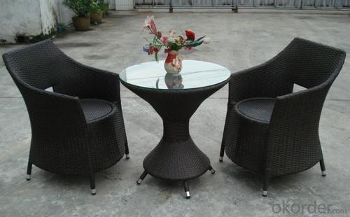 PE Wicker Rattan Table Outdoor Garden Table Set System 1