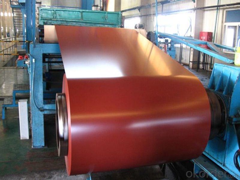 ID 510mm Color Coated Steel Coil 0.45 X1200 Mm / Pre Painted Galvanized Steel Sheet