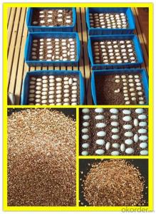golden yellow expanded/exfoliated vermiculite for agriculture