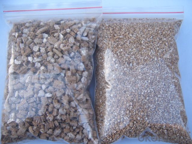 Asbestos Free Golden Expanded Vermiculite Suppliers 0.5-2mm System 1