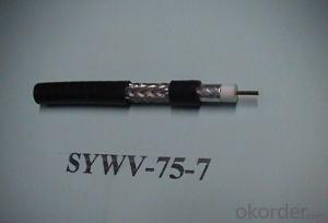 PE physical foaming insulated coaxial RF cable SYWV（Y）-75-7 System 1