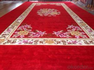 Hand Tufted Carpet, Customized Wool Carpet for Hotel Use