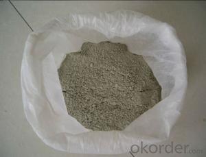 refractory aluminum mortar cement with high refractoriness for metellurgy steel casting System 1