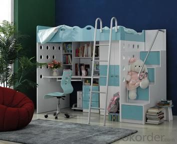 Modern Wooden Kids Bedroom Furniture Bed