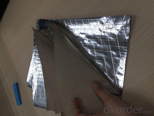 Aluminum Foil Facing Double Faced Kraft Foil/Polyester Film, PET Films, Fiberglass Yarn, Aluminum Foil System 1