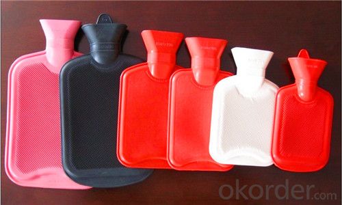 Nature Rubber Hot Water Bottle 2000ml 2 Side Rip System 1