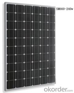 Monocrystalline Solar  module SM660-240w System 1
