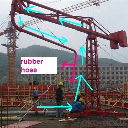 12 Meters Manual Type Concrete Placing Boom System 1