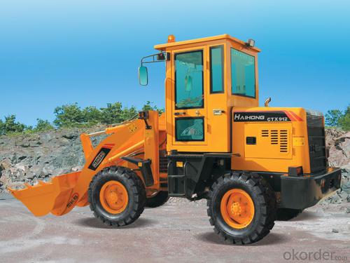 construction machine Haihong CTX915 wheel loader, cheap wheel loader System 1