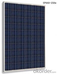 Polycrystalline  Solar  Module SP660-250w