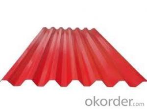 Prepainted Galvanized Corrugated Steel plate :roofing sheet System 1