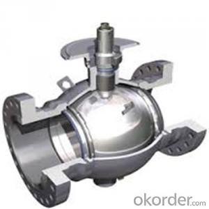 full welded forged steel ball valve DN 6 inch